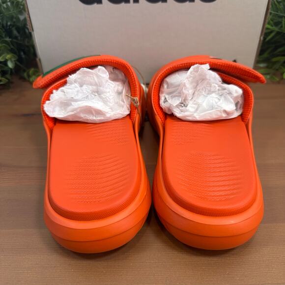 Adidas Miami Alphabounce Slide 2.0 University of Miami Sandals Unisex Size M5 W6 - Picture 5 of 8